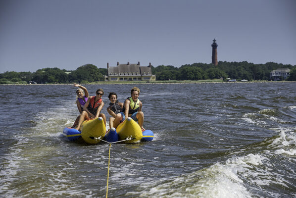 Bannana Boat at North Beach Watersports in Corolla NC OBX